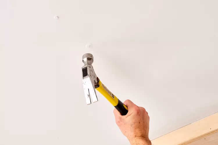 steps 02 for repairing drywall nail pops لَناطرح لوتوس (لَنالَند)